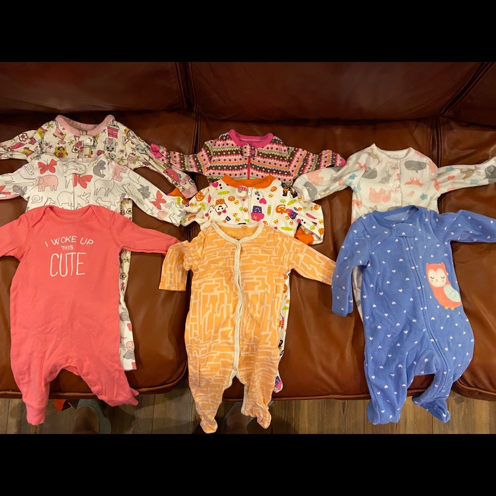 10 pair sleep/play pajamas
